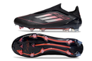 Chuteira Campo Adidas F50+ LL FG Preta e Vermelha "Stealth Victory"