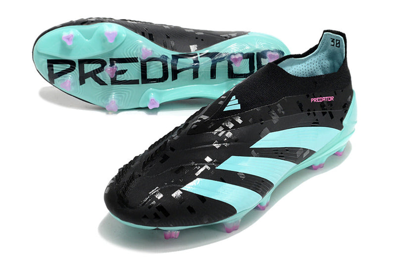 Chuteira Campo Adidas Predator LL Elite FG Preta e Verde