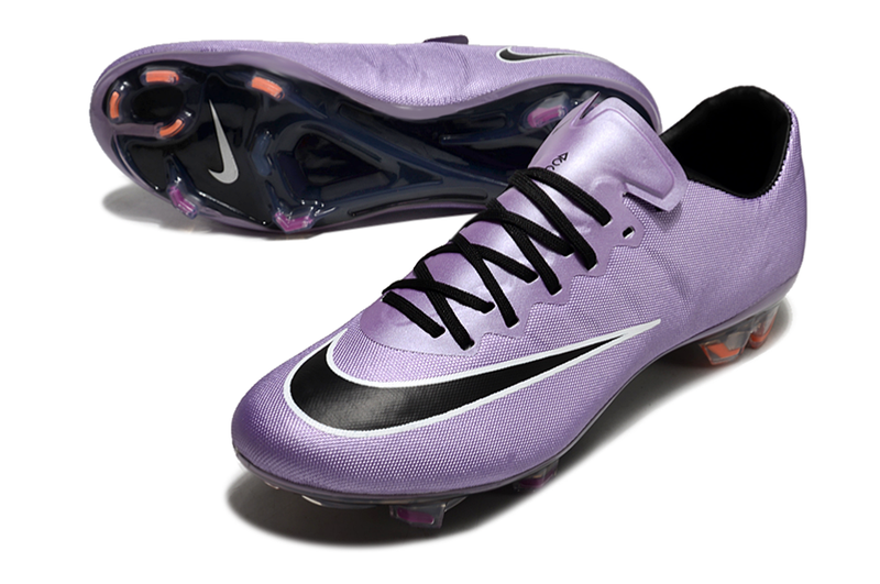 Chuteira Campo Nike Retrô Mercurial Vapor 10 FG Roxo
