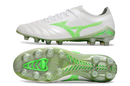 Chuteira Campo Mizuno Morelia Neo 4 Beta FG Branca e Verde