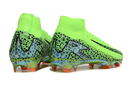 Chuteira Campo Nike Air Zoom Mercurial Superfly 10 Elite FG Verde e Preta
