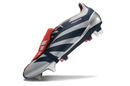 Chuteira Campo Adidas Predator Elite FT 30 Ponta de Aluminio Prata e Azul "Roteiro Pack"