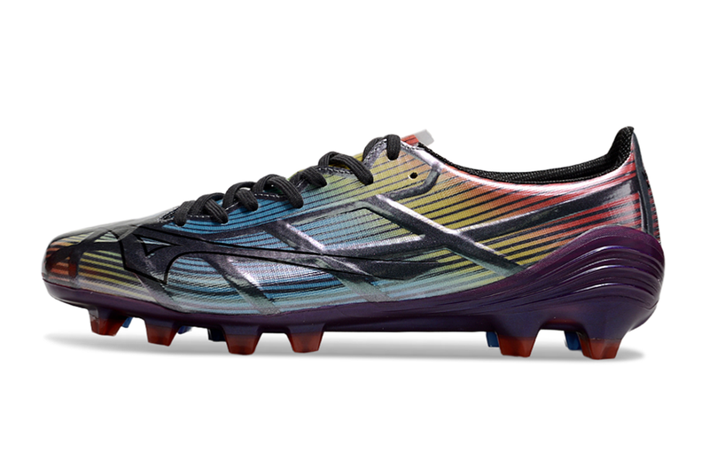 Chuteira Campo Mizuno Alpha FG Colorido "Camaleão"