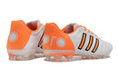 Chuteira Campo Adidas AdiPure 11 Pro FG Branca e Laranja