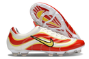 Chuteira Campo Nike Mercurial Vapor 1998 FG Branco, Vermelho e Amarelo