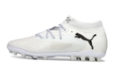 Chuteira Society Puma Future 8 MG Branca "Whiteout Pack"