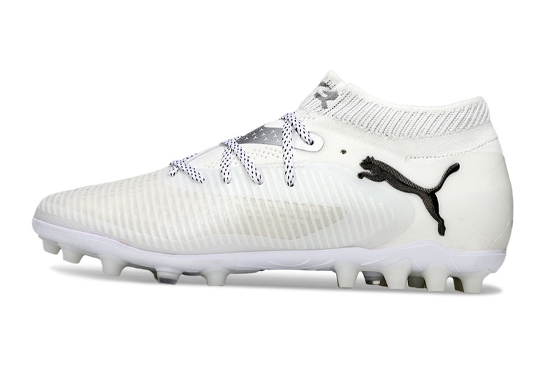 Chuteira Society Puma Future 8 MG Branca "Whiteout Pack"