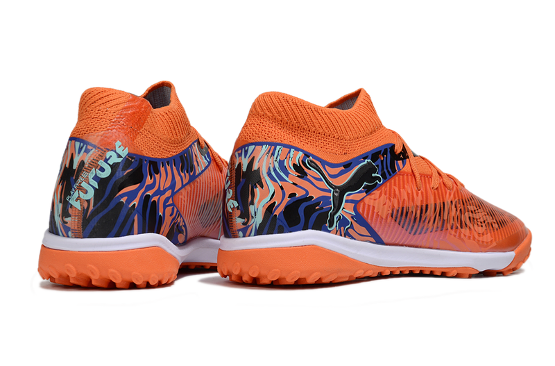 Chuteira Society Puma Future 8 TF Laranja "Creativity"