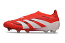 Chuteira Campo Adidas Predator LL Elite FG Vermelha e Branca "Pure Victory"