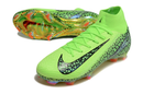 Chuteira Campo Nike Air Zoom Mercurial Superfly 10 Elite FG Verde e Preta