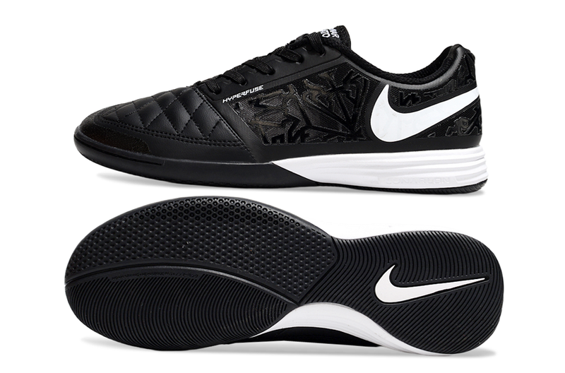 Chuteira Futsal Nike Lunar Gato II IC Preto e Branco