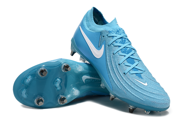 Chuteira Campo Nike Phantom GX 2 Elite Trava Mista Azul