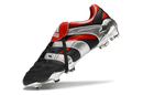 Chuteira Campo Adidas Predator Precision FG Preta e Vermelha "25th Anniversary Edition"