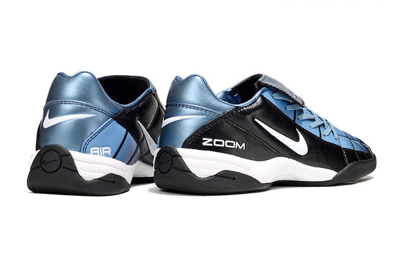 Chuteira Futsal Nike Total 90 IC Preto e Azul