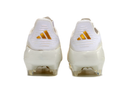 Chuteira Infantil Campo Adidas F50 TF Branca e Dourada "Day Spark Pack"