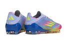 Chuteira Campo Adidas F50 FG Azul e Rosa "Celestial Victory"