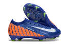 Chuteira Campo Nike Air Zoom Mercurial Vapor 16 Elite FG Azul e Laranja