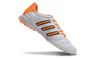 Chuteira Society Adidas AdiPure 11 Pro TF Branco e Laranja