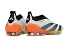 Chuteira Campo Adidas Predator LL Elite FG Branco, Laranja e Amarelo