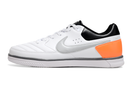 Chuteira Futsal Nike 5 StreetGato IC Branco e Laranja