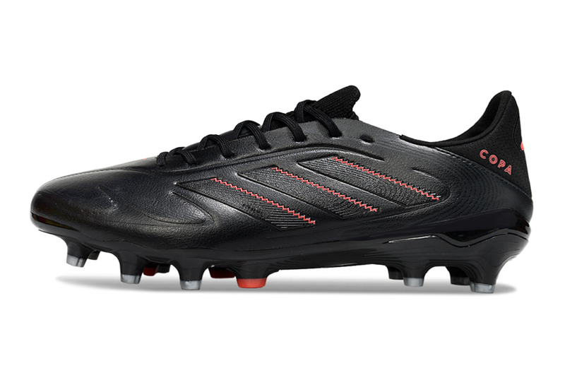 Chuteira Campo Adidas Copa Pure II Elite FG Preta e Vermelha