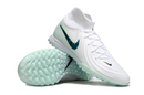 Chuteira Society Nike Phantom Luna 2 Elite TF Branco e Verde "Chromatic"