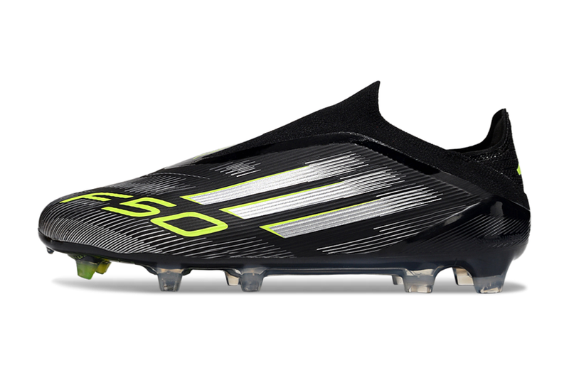 Chuteira Campo Adidas F50+ LL FG Preta e Verde