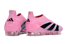 Chuteira Campo Adidas Predator LL Elite FG Rosa e Preto
