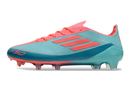 Chuteira Campo Adidas F50 FG Verde e Rosa "La Vida Tropical"