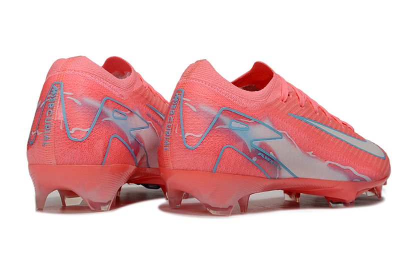 Chuteira Campo Nike Air Zoom Mercurial Vapor 16 Elite FG Rosa e Azul