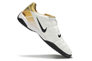 Chuteira Futsal Nike Total 90 IC Branco e Dourado