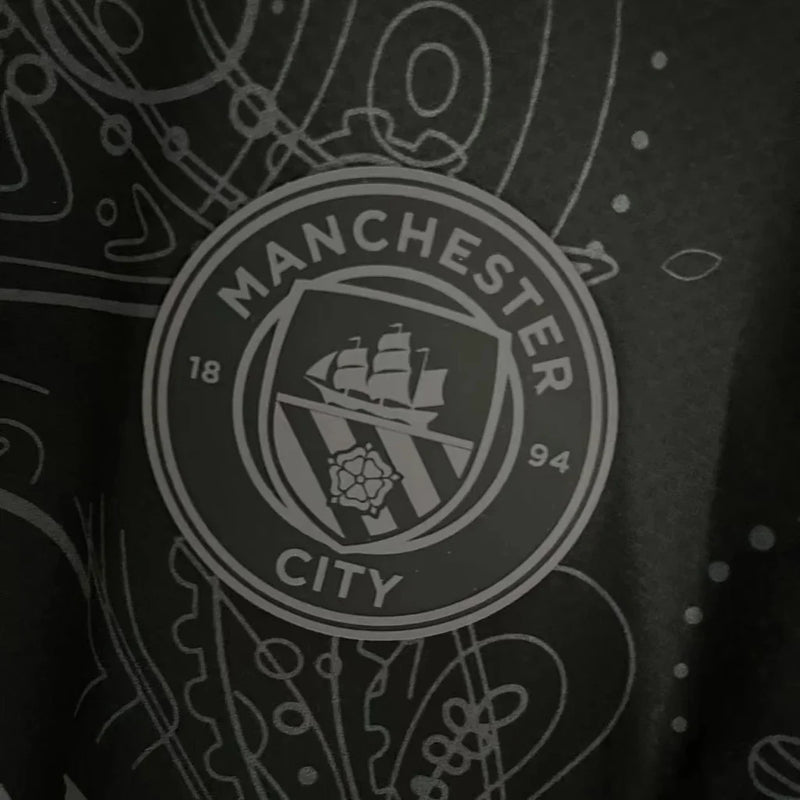 Camisa Masculina Manchester City Preta Edição Especial 2023/24