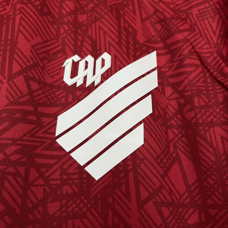 Camisa Masculina Atletico Paranaense Treino 2024/25 - Vermelha