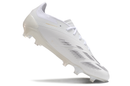 Chuteira Campo Adidas Predator Elite FG Branco e Dourado