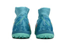Chuteira Infantil Society Nike Phantom Luna 2 Elite TF Azul e Verde "Vortex Pack"