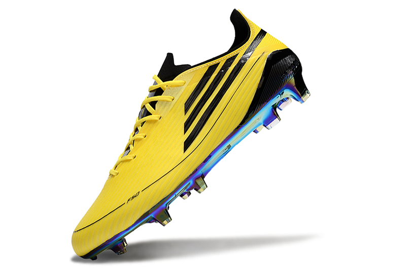 Chuteira Campo Adidas F50 FG Amarelo e Preto