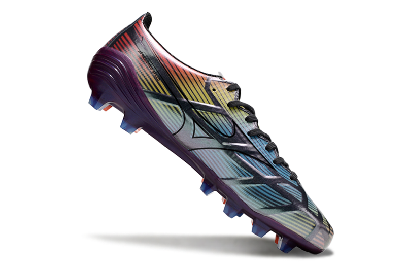Chuteira Campo Mizuno Alpha FG Colorido "Camaleão"