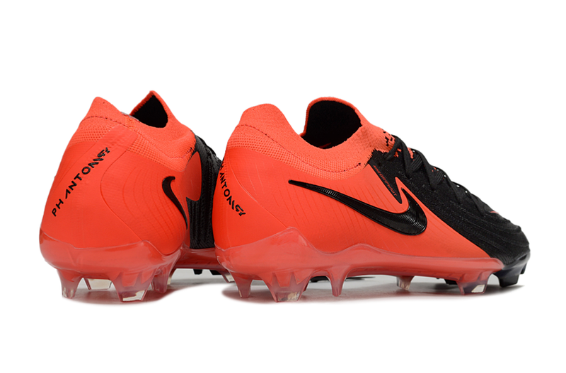 Chuteira Campo Nike Phantom GX 2 Elite FG Preta e Vermelha