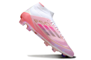 Chuteira Campo Adidas F50 Cano Médio FG Rosa