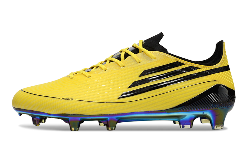 Chuteira Campo Adidas F50 FG Amarelo e Preto