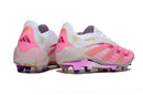 Chuteira Campo Adidas Predator Elite FG Branco e Rosa