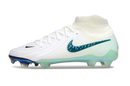Chuteira Campo Nike Phantom Luna 2 Elite FG Branca e Verde "Chromatic"