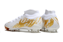 Chuteira Campo Nike Phantom Luna 2 Elite FG Branca e Dourado