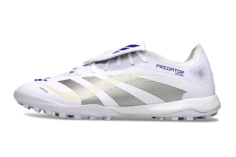 Chuteira Society Adidas Predator League Elite TF Branca "Polar Victory"