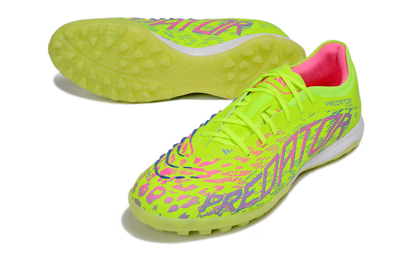 Chuteira Society Adidas Predator Elite TF Verde e Roxo