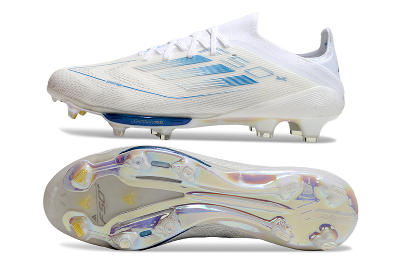 Chuteira Campo Adidas F50+ FG Branca "Polar Victory"