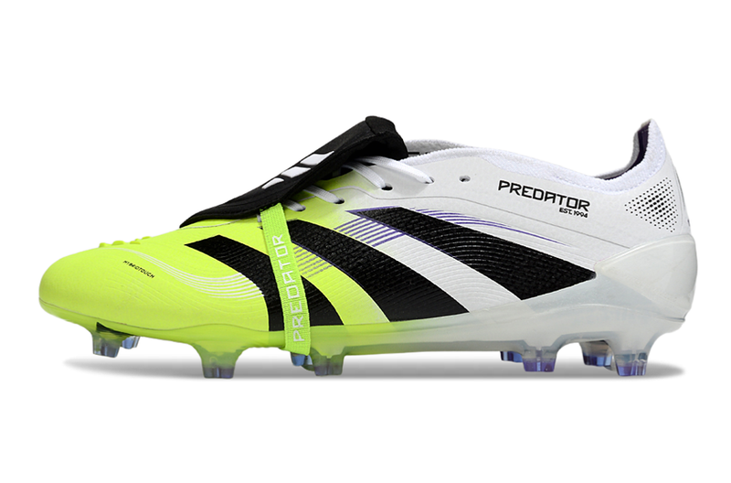 Chuteira Campo Adidas Predator FT 30 Elite FG Branco e Verde