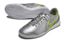 Chuteira Futsal Nike Tiempo Legend 10 Academy IC Prata e Verde