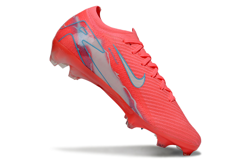 Chuteira Campo Nike Air Zoom Mercurial Vapor 16 Elite FG Rosa e Azul