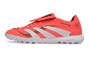 Chuteira Society Adidas Predator League Elite TF Vermelho e Preto "Pure Victory"